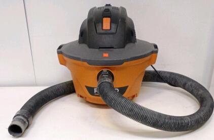 RIDGID 6 Gallon Wet/Dry Shop Vacuum, 3.5 Peak HP, With Hose, Orange/Black