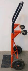 Convertible Steel Hand Truck / Platform Cart, 800 lb Upright, 1000 lb Platform, Pneumatic Wheels