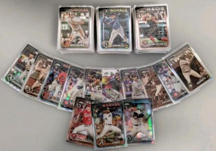 2023 Topps Chrome MLB Rookie Card Lot, Multiple Teams, Refractors & Parallels, 40+ RCs