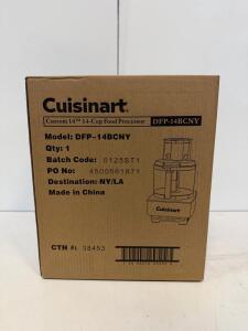 Cuisinart DFP-14BCNY Custom 14-Cup Food Processor, Brushed Chrome, 720W, New in Box