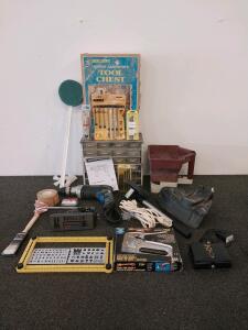 Hammerhead HAHD075 7.5 Amp 1/2" Hammer Drill, Corded, 1986&ndash;1994 GM HVAC Control Module, Arrow T50 Staple Gun, & More(See Description)