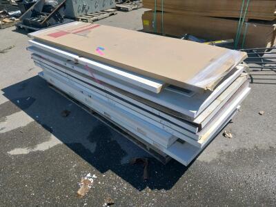 Simpson Fiberglass Exterior Door with 11 More Exterior Doors, Various Sizes, Non-Textured, Factory White Finish