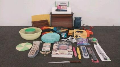 The Complete Oriental Cookbook, Vintage-style Breadbox, Plasticware, Kitchen Knives, & More