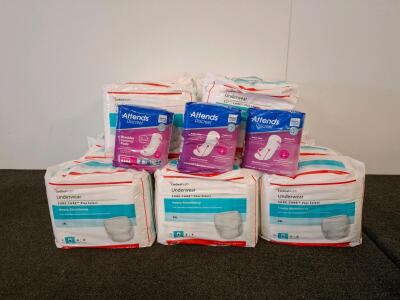 Cardinal Health Sure Care Plus Select 2XL Underwear 84ct & Attends Discreet Pads 40ct
