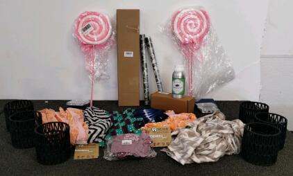 Home Decor & Accessories: Self Adhesive Window Cling, SIVA Camphor Oil, Full Circle Scarves, Decorative Props, And More