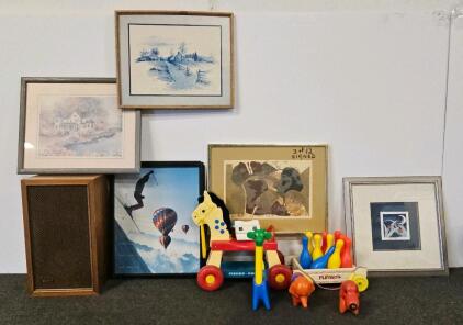 Framed Art Prints/Posters: Landscapes, Limited Edition, Abstract, &ldquo;Ladies Night Out&rdquo;, Sony Standing Speaker, Vintage Children's Toys