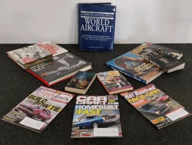 15 Books & Magazines &ndash; Automotive, Aviation, Biography, Nature, Vintage Handbook