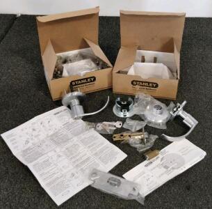 Stanley QTL240 & QTL270 Grade 2 Commercial Lever Locksets, Privacy & Storeroom, 626 Finish, Keys