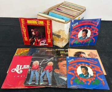 Vintage Vinyl LP: Elvis, Johnny Cash, Willie Nelson, Dolly Parton, Belafonte & More