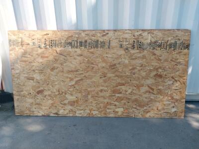Three LP 7/16" OSB Structural Sheathing Panels, 4x8 ft, 24/16 Span, APA & GMS Certified, Exposure 1