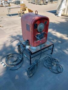 Lincoln Idealarc 250 Arc Welder AC/DC Stick, Cart, Heavy-Duty Cables, 230/460V, 250A