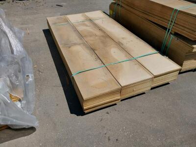 Standard MDF Panels 97in x 16in x 1in, 30 Boards, Raw Finish, Construction/Furniture Use