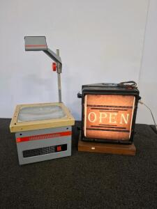 SERIES AI-1000 Overhead Projector - Used with Power Cord, open sign