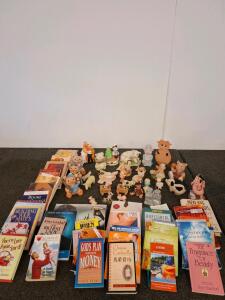 Large Lot Christian/Inspirational Books w/ Authors Piper, Rainey + 25+ Animal Figurines, 80s&ndash;2010s