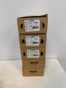 (5) Stanley QTL270M626RA478SWEZB Storeroom Lever Lockset, Satin Chrome Finish, Summit Lever, Schlage "C" Keyway