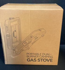 Cofiyard VM-YCY01 Portable Dual-Burner Camping Gas Stove, 8,500 BTU per Burner, Piezoelectric - New In Box