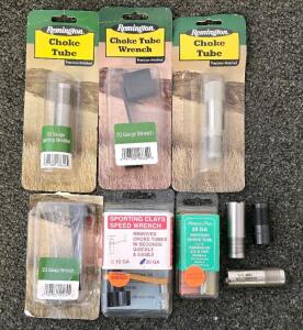 Remington 20 Gauge Choke Tubes & Wrenches, Sporting Mod, Imp Cyl, Fits 870/1100, 5 Tubes