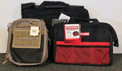 Tac Force 16" Bolt Carrying Case, Maxpedition Tactical Pouch, Craftsman 13" Tool Bag Set