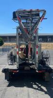 Integrated Tower Systems Mobile 80 ft Telescoping Tower Trailer, WhisperWatt 7000 Generator, Jobox - 7