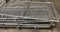 Large Lot Chain Link Fence Panels, Mesh Rolls & Hardware, Galvanized Steel,Temp Fence - 5