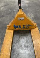 Manual Pallet Jack, 5500 lb Capacity, 48" Forks, 27" Width, Yellow, Asset RS 23 - 2
