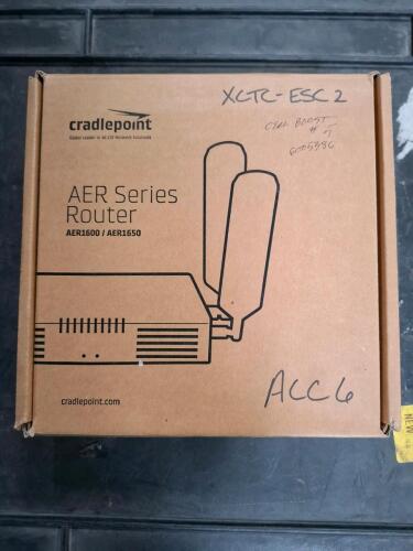 Cradlepoint AER1600 Enterprise 4G LTE Router, Dual-Band Wi-Fi 5, 940 Mbps Throughput