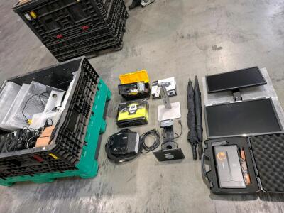 Trade show lot. Sony VRD-MC5 DVD Recorder, Dell & BenQ Monitors, Carestream XDR Imaging Device, Accessories and More