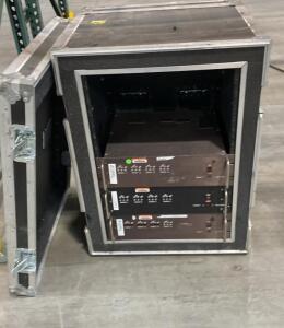 Broadcast Synchronization/Communication Rack Units with ATA Flight Case