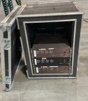 Broadcast Synchronization/Communication Rack Units with ATA Flight Case
