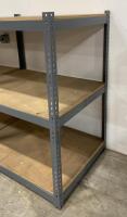 Industrial Boltless Shelving Unit, 3 Shelves, 48" x 24" x 72", 500 lbs per Shelf Capacity - 2