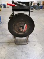 Steel Strapping Dispenser Cart w/ Manual Tensioner & Sealer - Fits 16" Core, Steel Frame