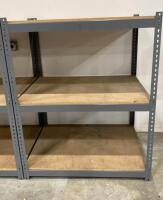 Industrial Boltless Shelving Unit, 3 Shelves, 48" x 24" x 72", 500 lbs per Shelf Capacity