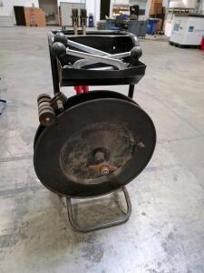 Steel Strapping Cart & Dispenser w/ Two Sealers, Tensioner, 16" Reel, Steel Tray, RS Marked