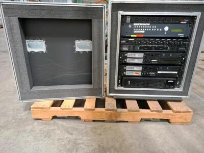Kramer VS-88DT AV Matrix, ART MX821S Mixer, ATI SLA-2, 3x Servers (24GB RAM 1060GTX), CyberPower PDU