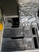 Acer KB252Q G0bi 24.5" IPS Monitors, with Logitech K120 Keyboards, Portable Workstation Kit - 2