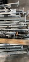 Adjustable Steel Shoring Post Shores, 36&ndash;66 in Height, 6,000 lb Cap, Lot of 16, Galvanized - 3