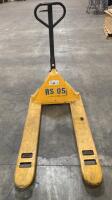 Manual Pallet Jack, 5500 lb Capacity, 48" Forks, 27" Width, CE/GS Certified, Yellow/Black, RS 05