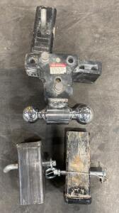 B&W Adjustable Trailer Hitch Ball Mount, Dual 2" & 2-5/16" Balls, 2" Receiver, Heavy Duty