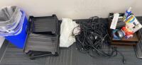 Lot of 4 Ubiquiti UniFi Wireless Access Points with PoE Adapters, Cables, Office Extras - 3