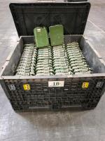Bulk Lot Military SINCGARS Vehicle Radios AN/VRC-88 Series w/ Antennas, Container #18
