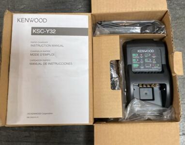 Kenwood KSC-Y32 Rapid Charger | Compatible with NX Series Radios, Single-Bay, Power Cord & Manual
