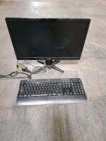 Acer & Dell 22"-24" Monitors Bundle, 1920x1080 LED, 3 Wired Keyboards, Power Cables Included - 3