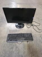 Acer & Dell 22"-24" Monitors Bundle, 1920x1080 LED, 3 Wired Keyboards, Power Cables Included - 4