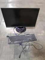 Acer & Dell 22"-24" Monitors Bundle, 1920x1080 LED, 3 Wired Keyboards, Power Cables Included - 5