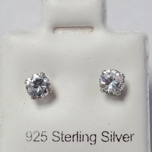 Silver CZ Earrings