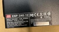 MEAN WELL ENP-240-12 240W Power Supply & Ubiquiti 24V 1A PoE Adapters Bulk Lot - 5