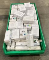 Lot of Ubiquiti ETH-SP-G2 Ethernet Surge Protector, 1 Gbps, 10kA Surge Protection, 2 x RJ45 Ports