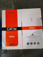 Monoprice Cat5e UTP Ethernet Cable, Blue, 1000ft, 24AWG Solid, Bulk, up to 350MHz, UL/ETL - 2