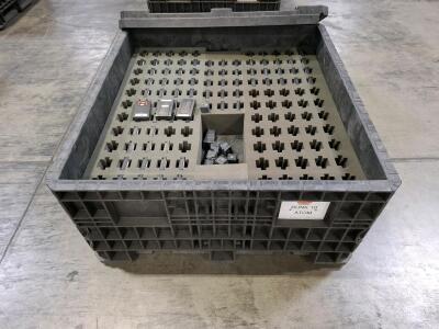 Ravenswood ATOM RFID Tracking Tags with Heavy-Duty Storage Crate and Foam, 3 Tags, Partial Serial