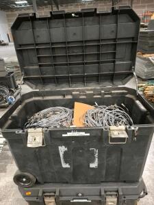 Bulk Lot 475 I-TESS II Y-Cable Assemblies, LEMO/Fischer Connectors, with Wheeled Hard Case